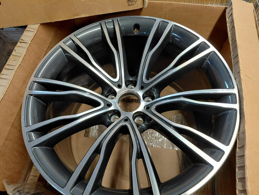 Original BMW X5 F15 X6 F16 Alufelge glanzgedreht 11Jx20 ET:37 36108092110