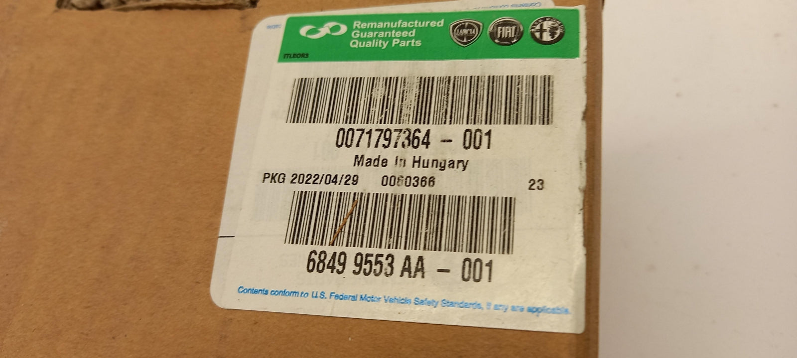 Original OE FIAT Schwungrad 71797364