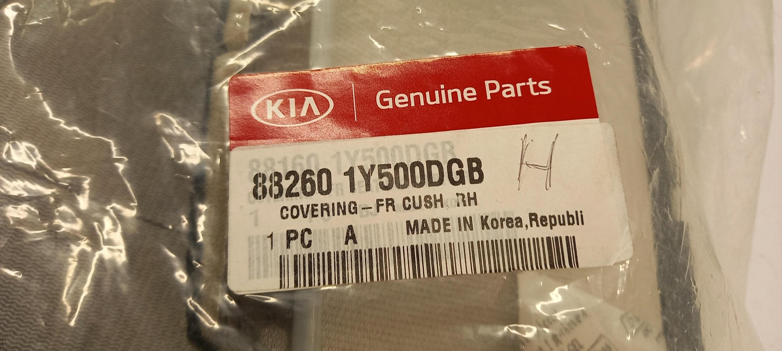 Original OE HYUNDAI/KIA Sitzbezug 882601Y500DGB