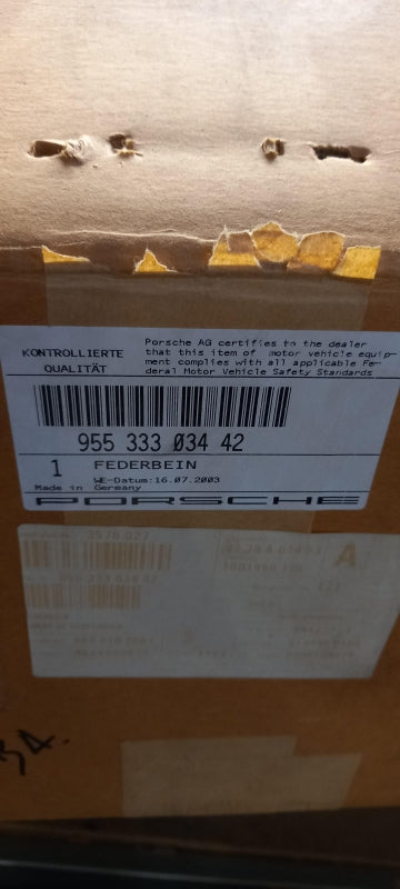 Original OE PORSCHE Federbein Luftfederung 95533303442
