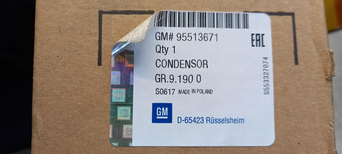 Original OE OPEL Klimakondensator 95513671