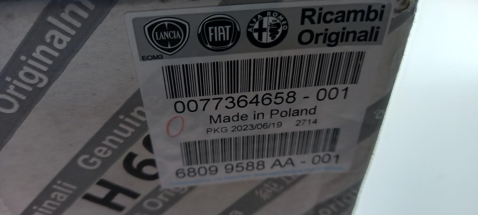 Original OE FIAT Bremskraftverstärker 77364658