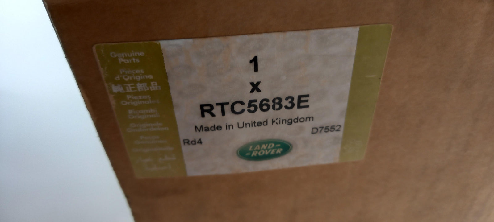 Original OE LAND ROVER Lichtmaschine RTC5683E