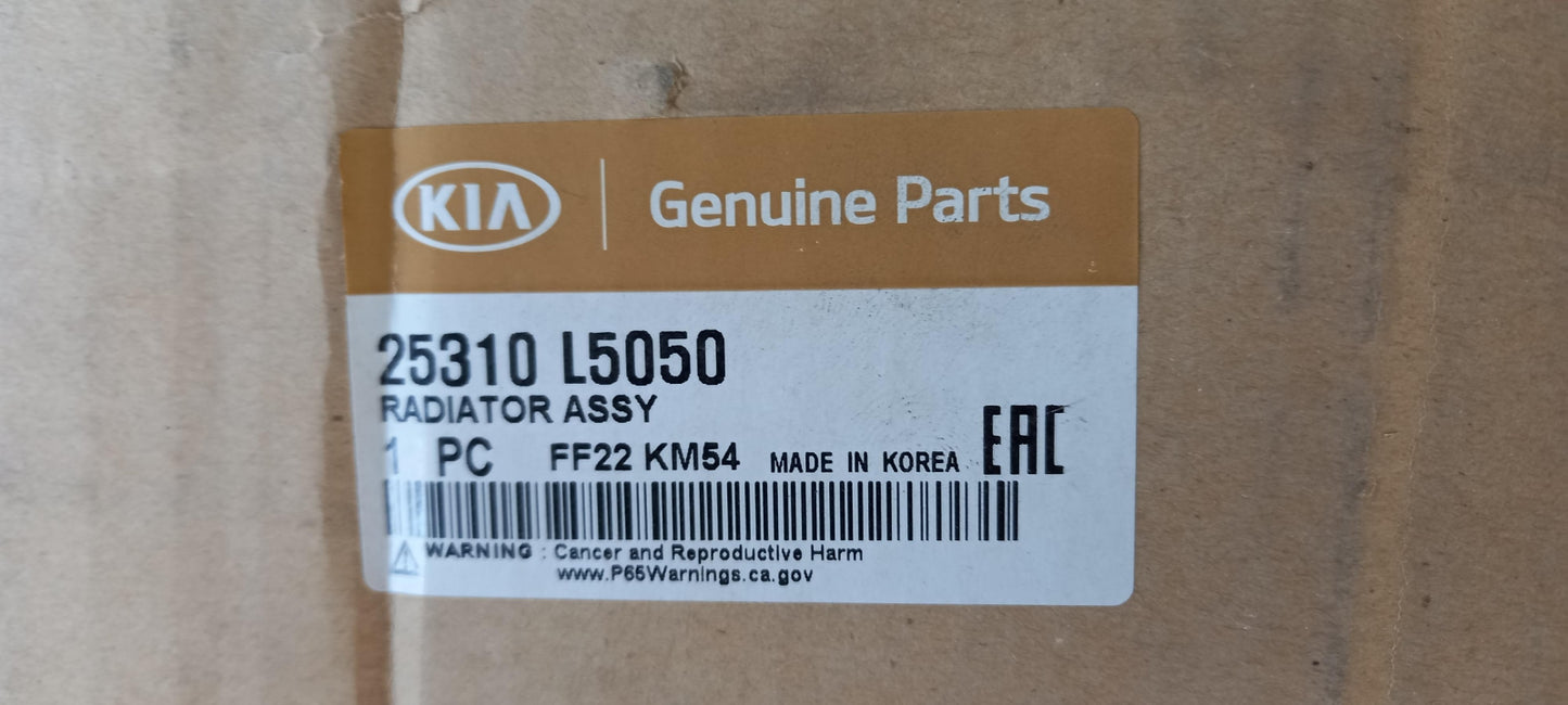 Original OE HYUNDAI/KIA Wasserkühler 25310L5050