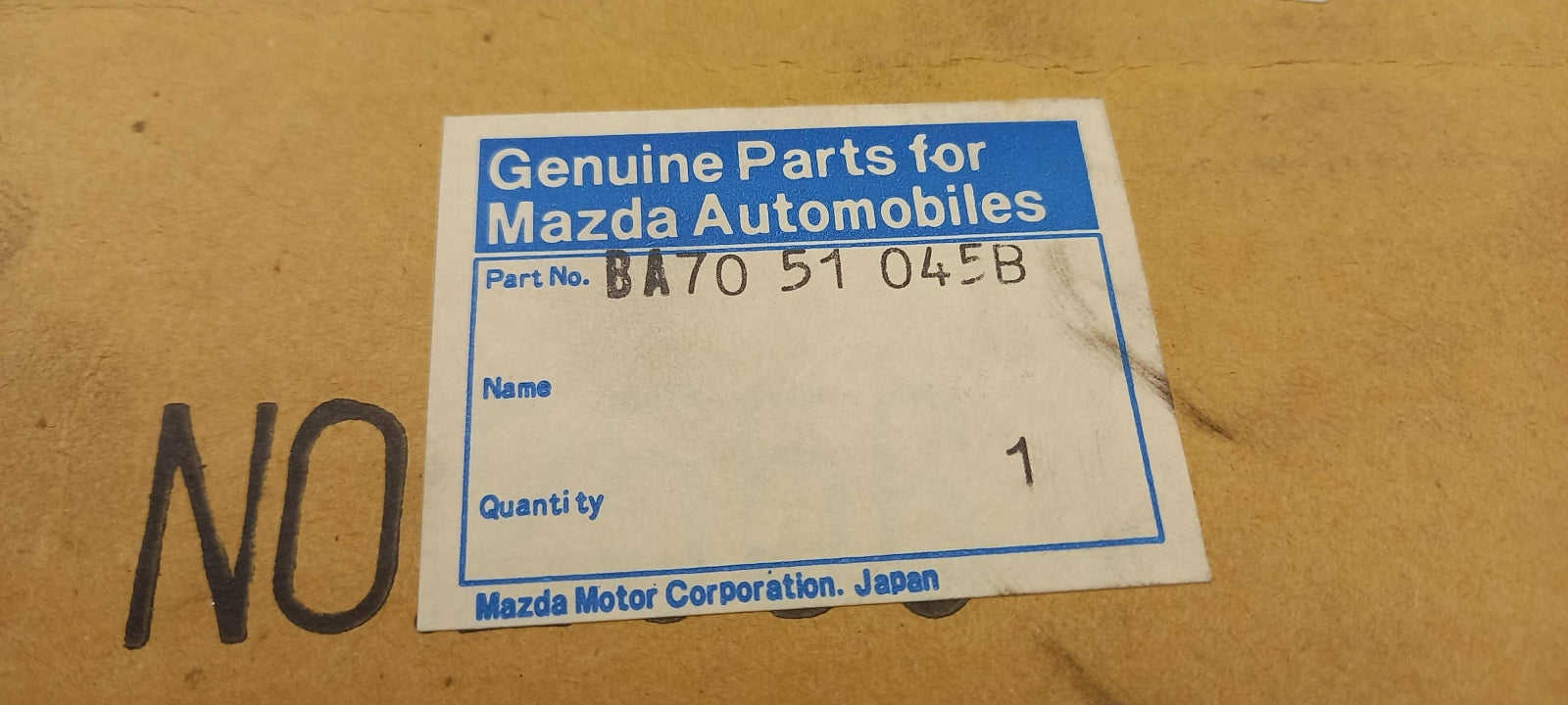 Original OE MAZDA Scheinwerfer Streuscheibe BA7051045B