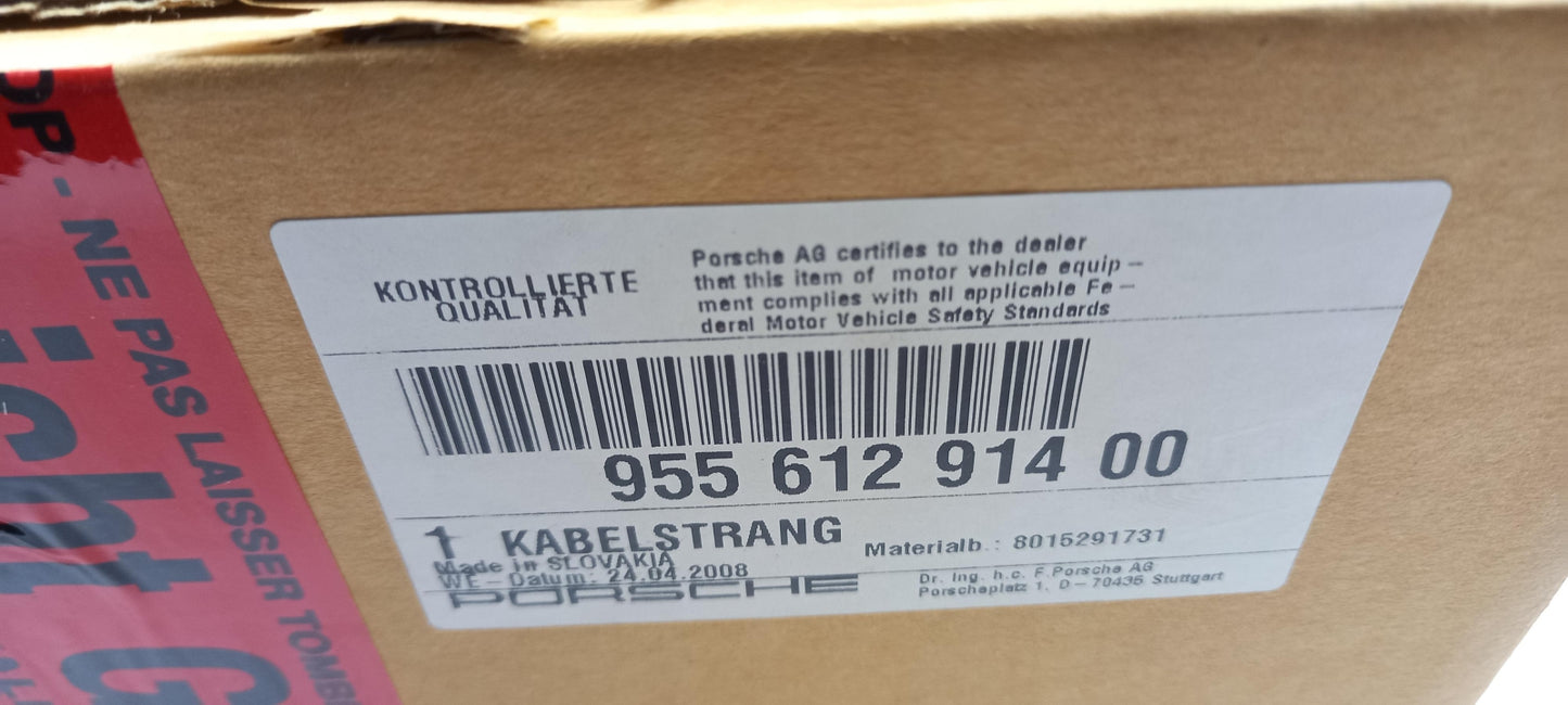 Original OE PORSCHE Kabelbaum 95561291400