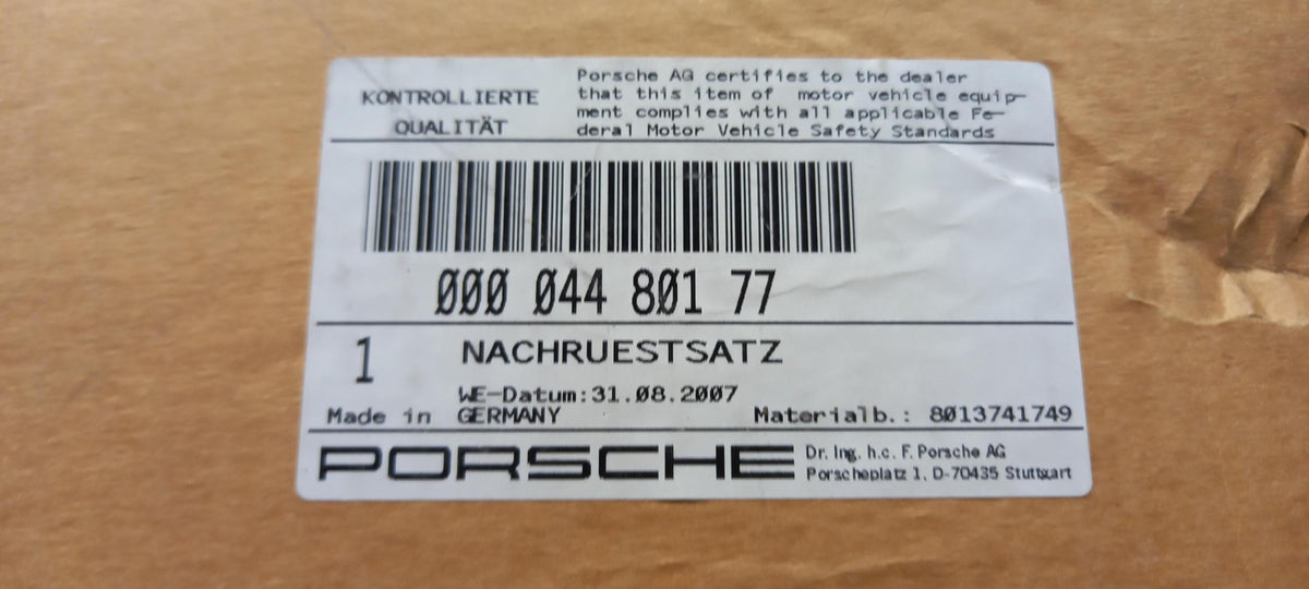 Original PORSCHE Mittelkonsole Nachrüstsatz dark maple rootwood 00004480177