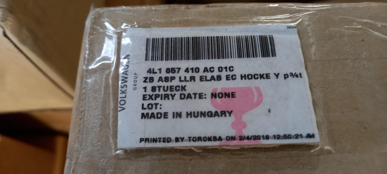 Original OE Volkswagen Außenspiegel Halter 4L1857410AC01C