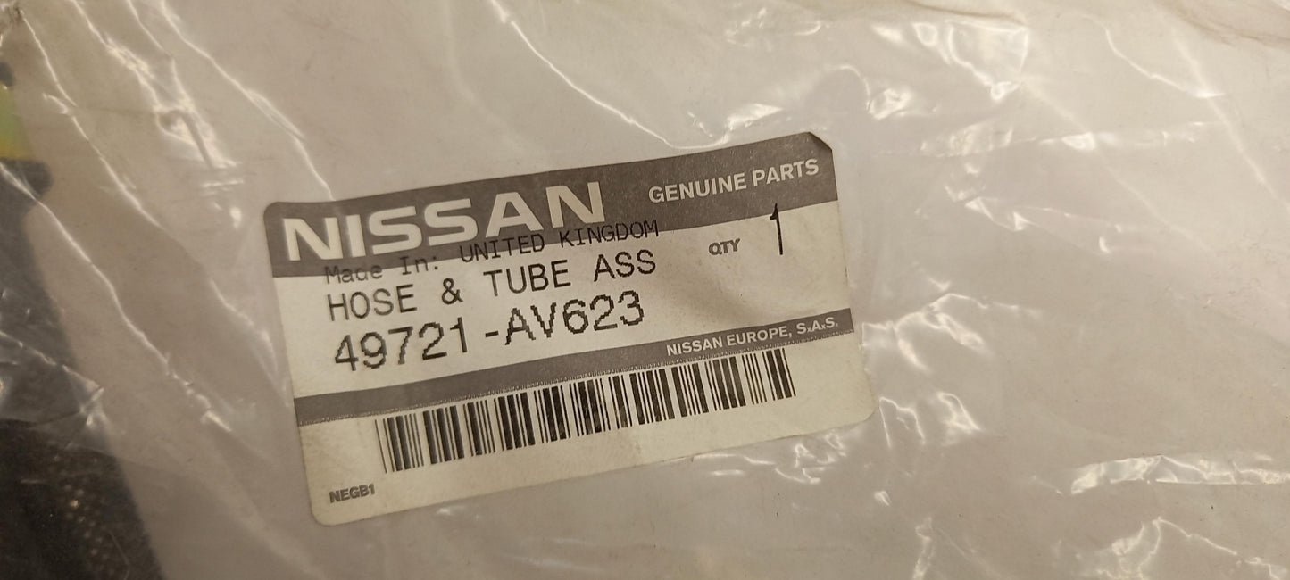 Original OE NISSAN Lenkung Hydraulikschlauch 49721AV623