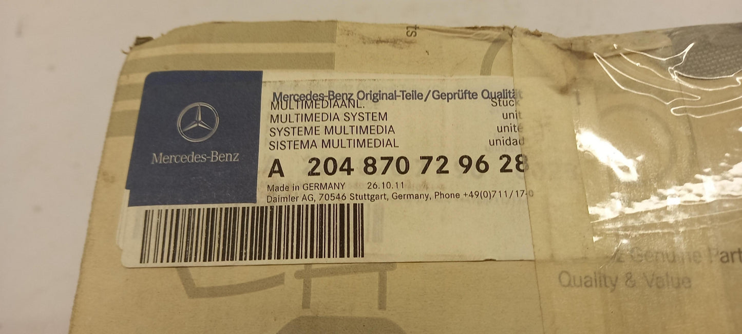 Original MERCEDES-BENZ C-Klasse GLK-Klasse Kühlmittelrohr A204870729628