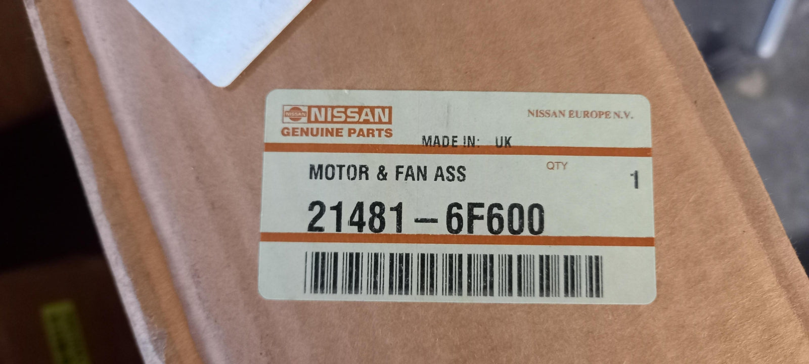 Original OE NISSAN Motorkühlung Lüfter 214816F600