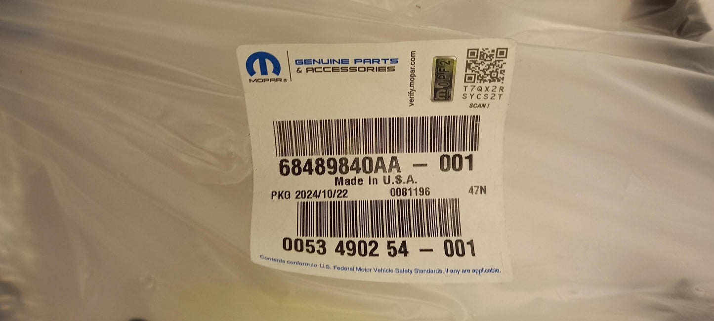 Original OE FIAT Kraftstoffleitung 68489840AA