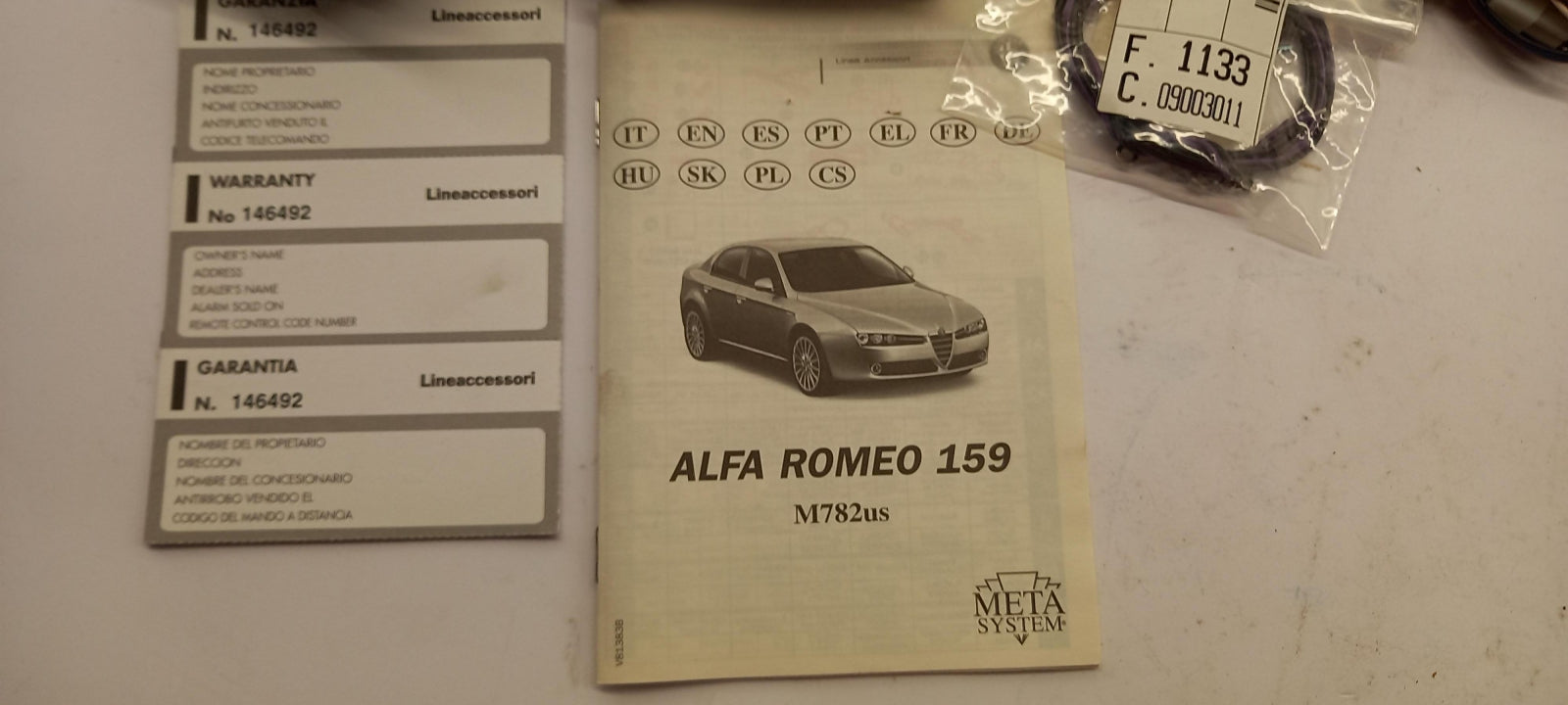 Original ALFA ROMEO 159 2004-2011 Alarmanlage 50903142