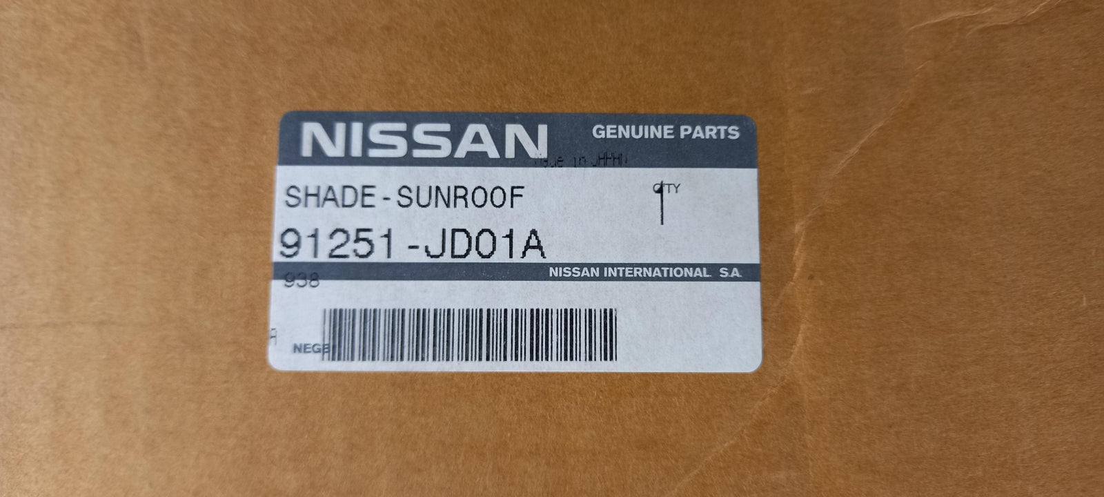 Original OE NISSAN Sonnenschutz 91251JD01A