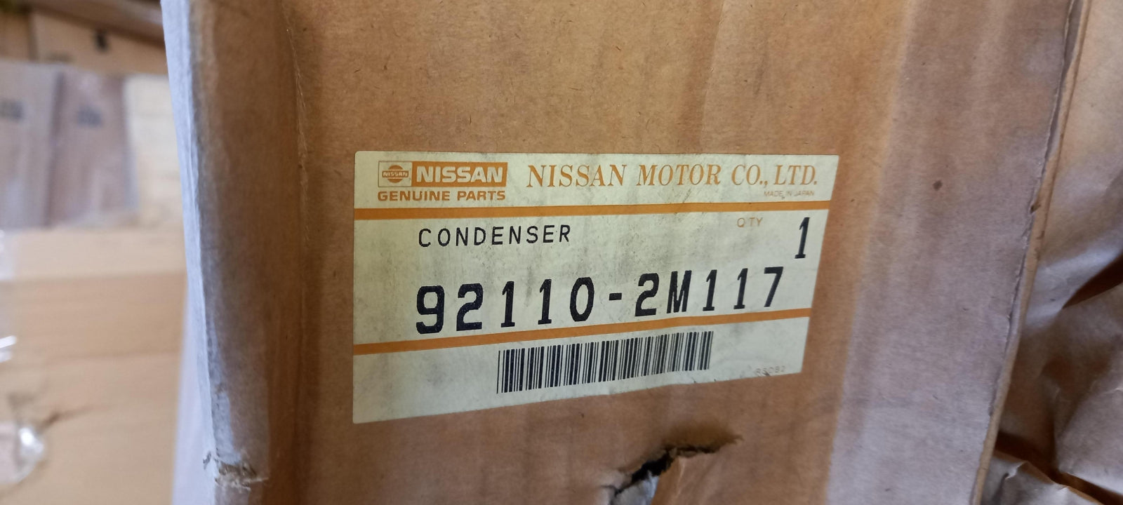 Original OE NISSAN Klimakondensator 921102M117