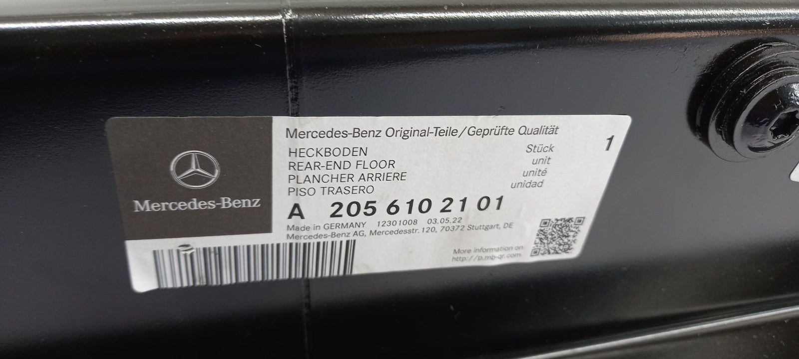 Original OE MERCEDES-BENZ Längsholm A2056102101