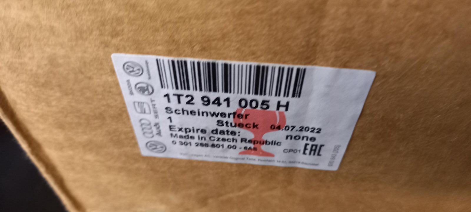Original OE Volkswagen Scheinwerfer 1T2941005H