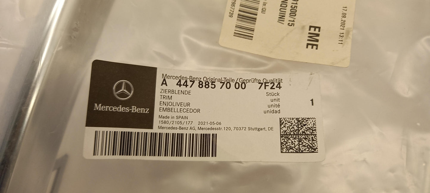 Original OE MERCEDES-BENZ Stoßstangen Zierleiste A44788570007F24