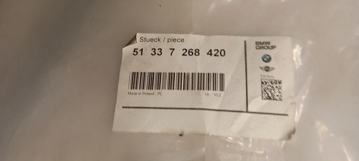 Original BMW 1er F21 2er F22 F23 F87 Fensterführung vorne rechts 51337268420