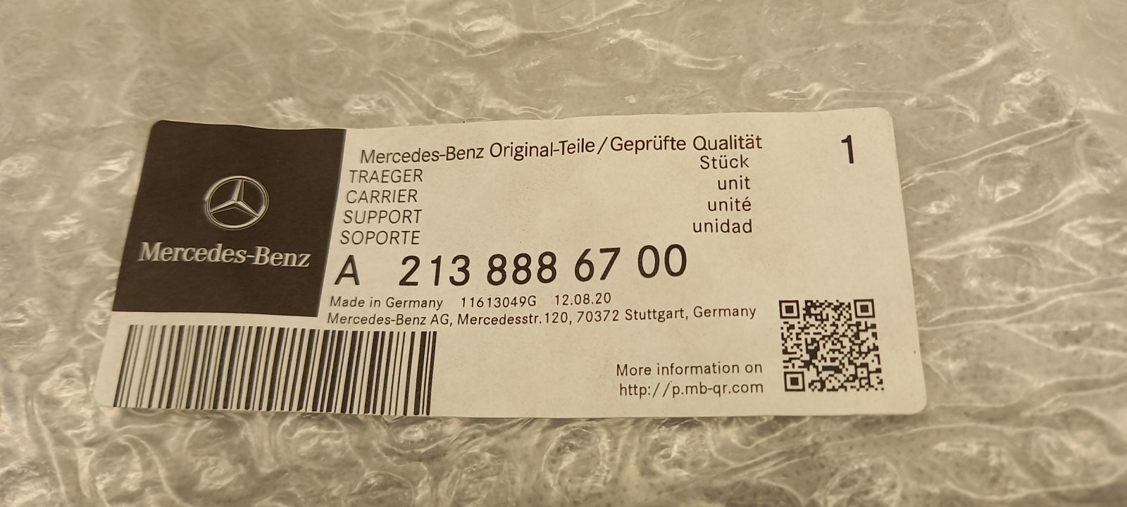 Original OE MERCEDES-BENZ Kühlergitter A2138886700