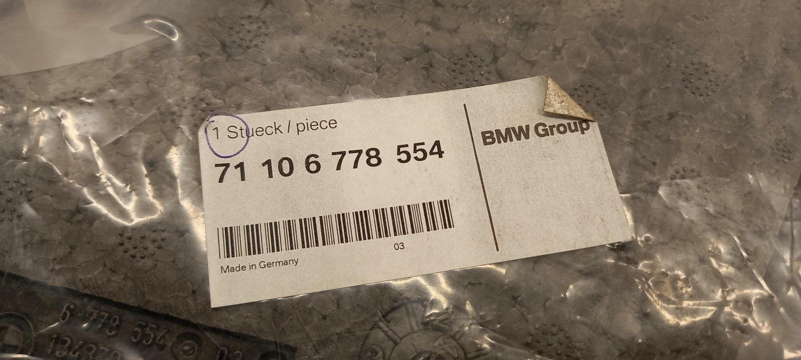 Original OE BMW Werkzeugkasten 71106778554