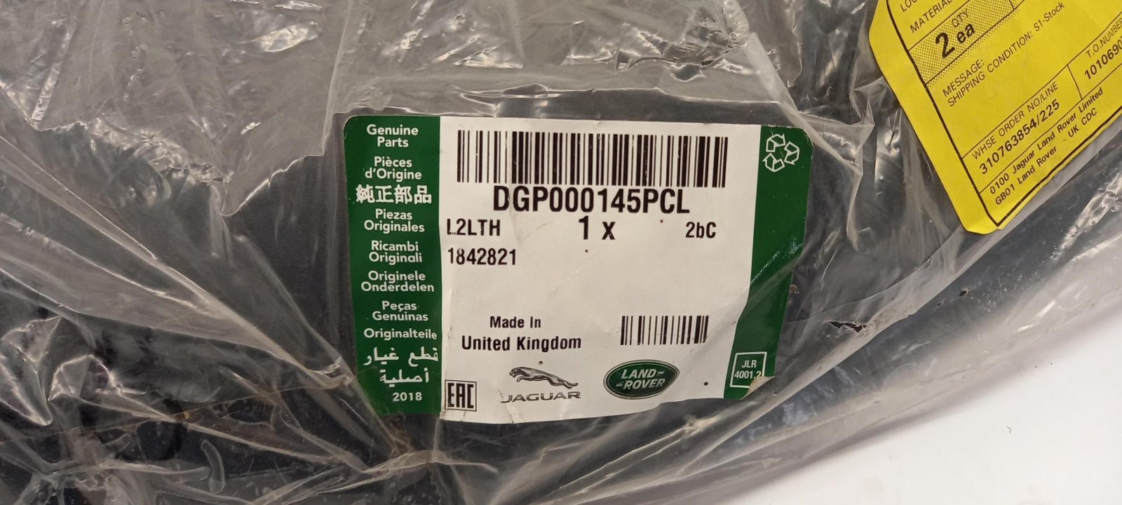 Original LAND ROVER Discovery 4 2010-2016 L319 Kotflügel Zierleiste DGP000145PCL