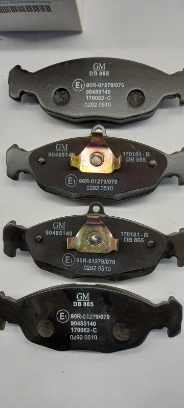 Original OPEL Astra-F Corsa-A Corsa-B Tigra-A Bremsbeläge Vorne 90485140