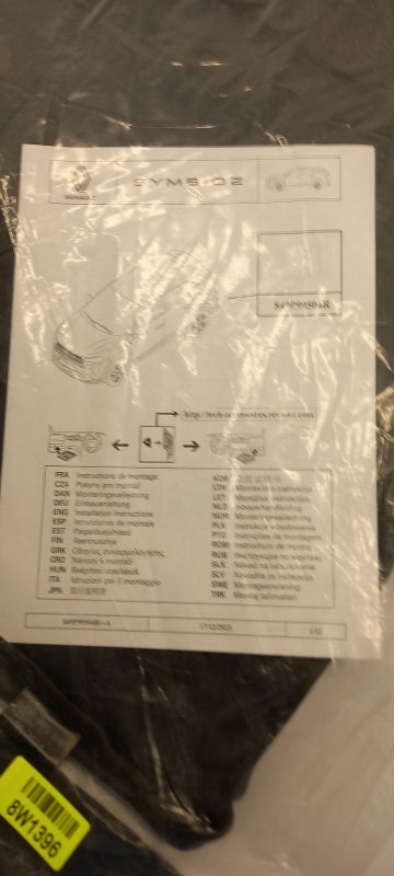 Original OE RENAULT Kofferraummatte 849P99504R