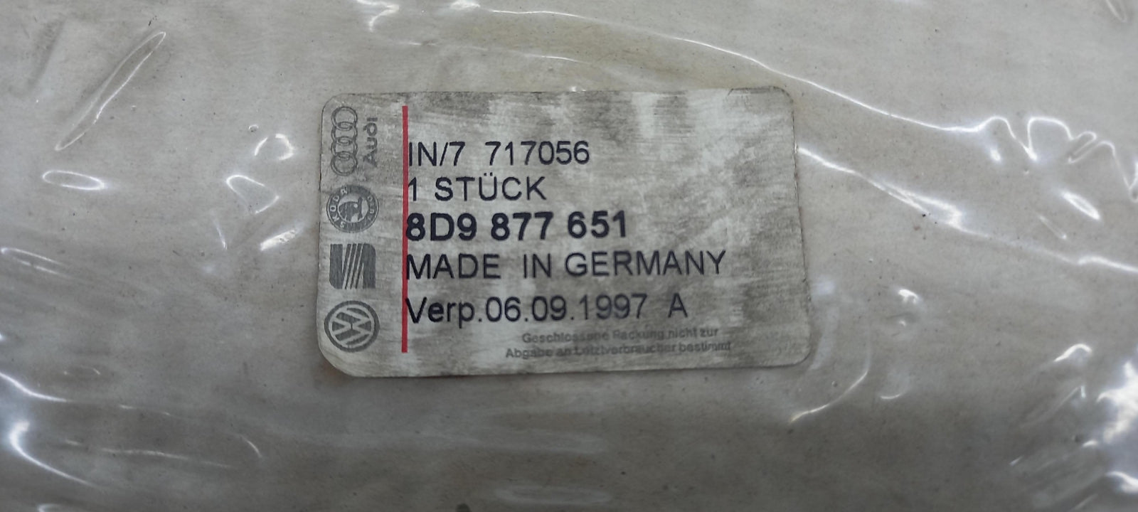 Original AUDI A3 (8L) 97-00 A4 (B5) 95-99 Schiebedach Windabweiser 8D9877651