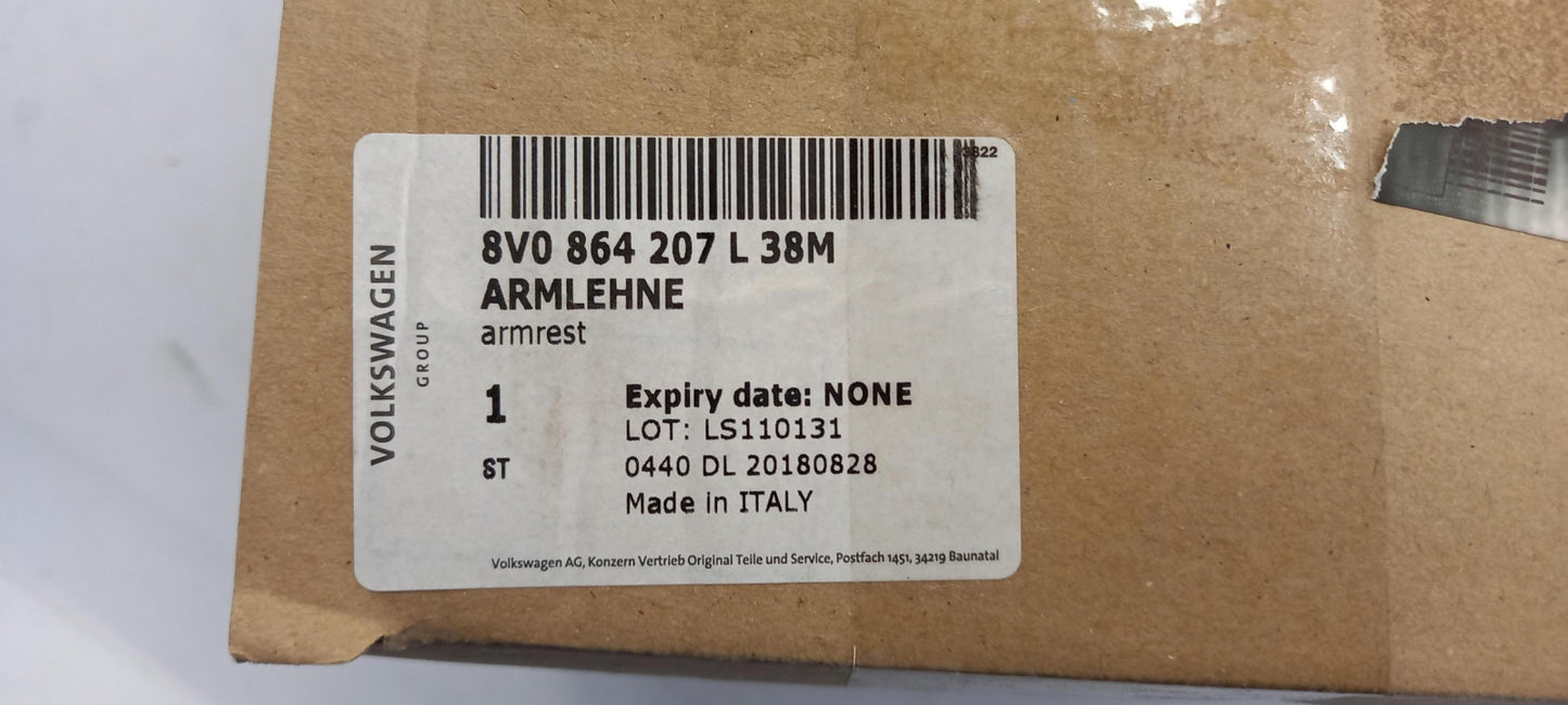 Original OE Volkswagen Armlehne 8V0864207L38M