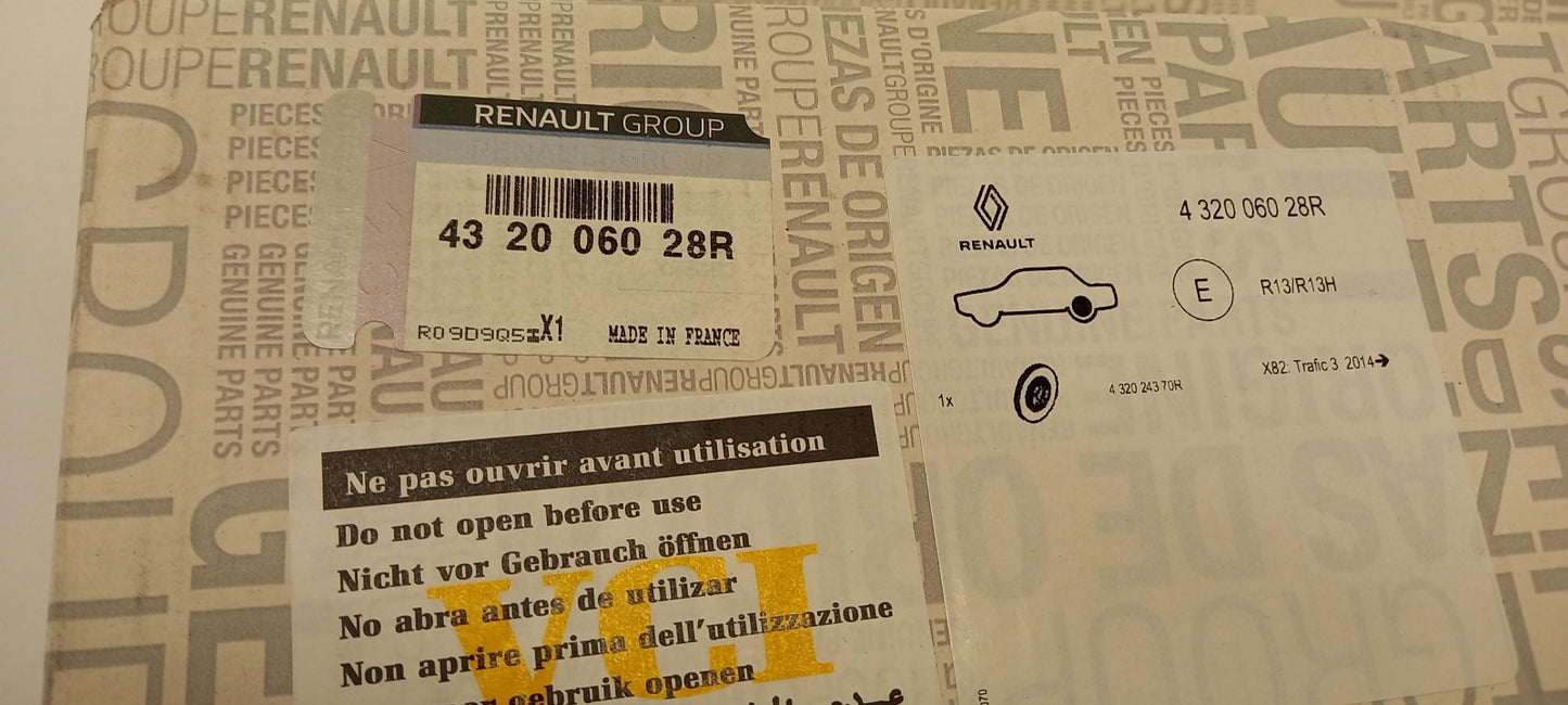 Original OE RENAULT Bremsscheibe (1 Stück) 432006028R