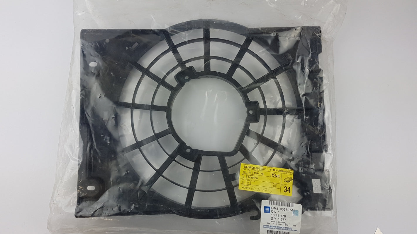 Original OPEL Astra-G Zafira-A Kühler Lufttrichter Lüfterzarge 90570741