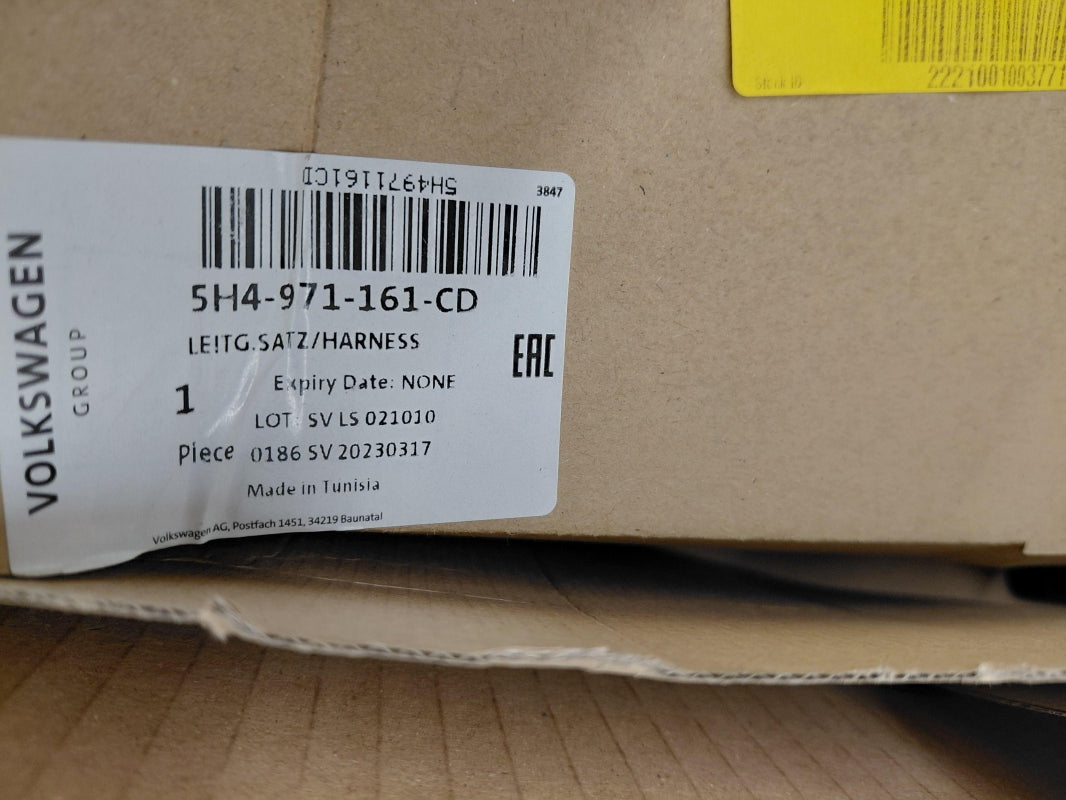 Original OE Volkswagen Tür Kabelbaum 5H4971161CD