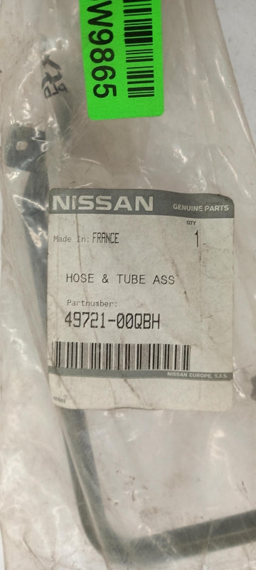 Original OE NISSAN Lenkung Hydraulikschlauch 4972100QBH