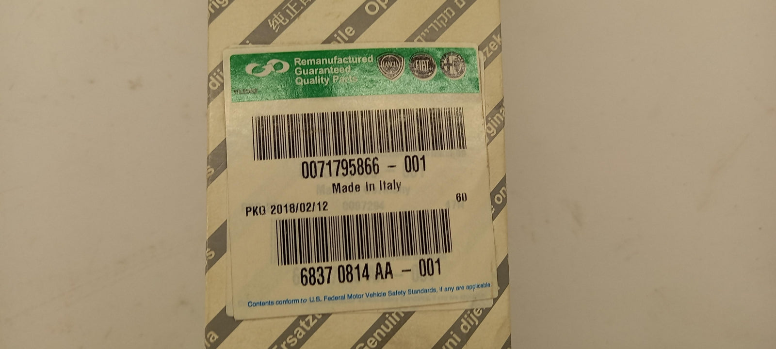 Original OE FIAT Injektor Düse 71795866