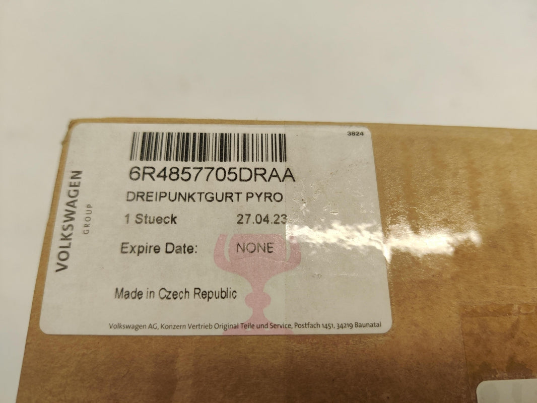 Original OE Volkswagen Sicherheitsgurt Gurtstraffer 6R4857705DRAA