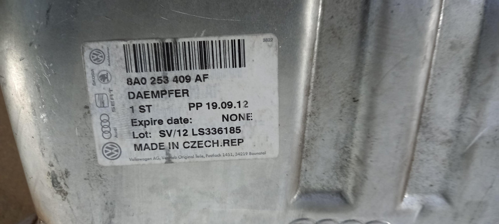 Original OE Volkswagen Abgasanlage Schalldämpfer 8A0253409AF