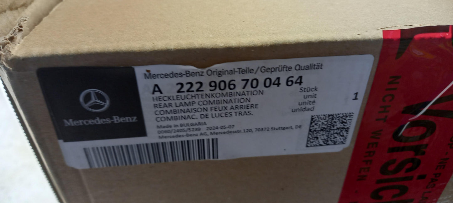 Original OE MERCEDES-BENZ Heckleuchte A222906700464