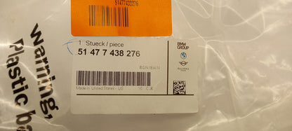 Original BMW X5 G05 Gepäckraum Schallisolierung rechts 51477438276