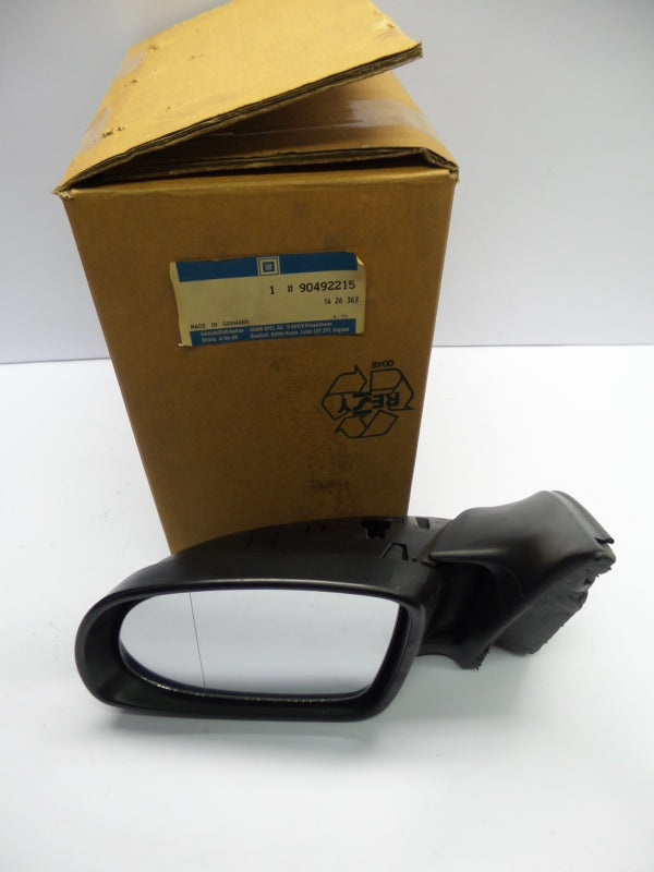 Original OPEL Omega-B Außenspiegel mit Weitwinkelaufsatz links 90492215