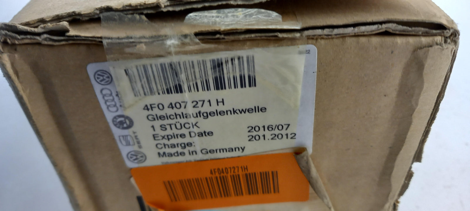 Original OE Volkswagen Antriebswelle 4F0407271H
