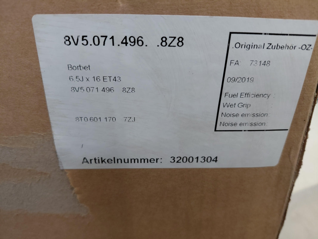 Original OE Volkswagen Felge 8V50714968Z8