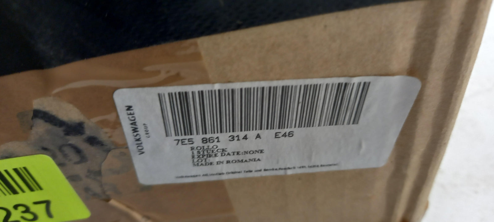 Original OE Volkswagen Sonnenschutzrollo 7E5861314AE46