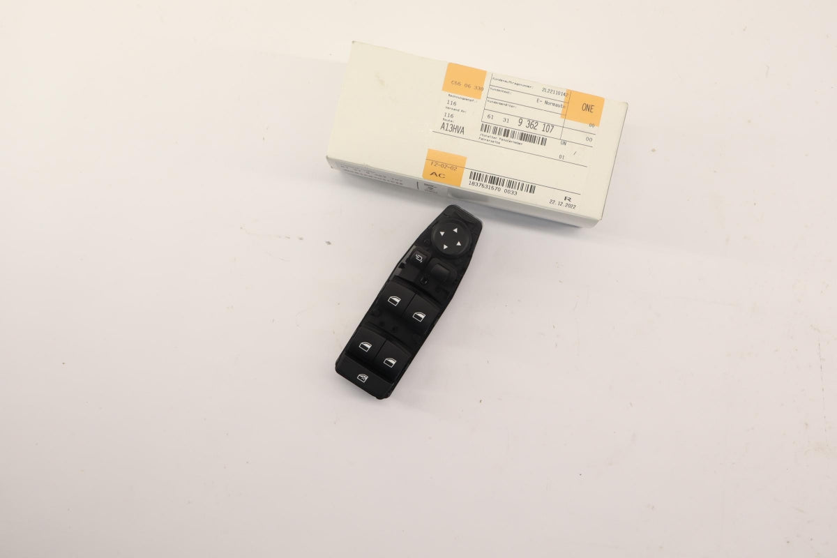 Original BMW 1er-6er X1-X6 Fensterheberschalter Fahrertür 61319362107