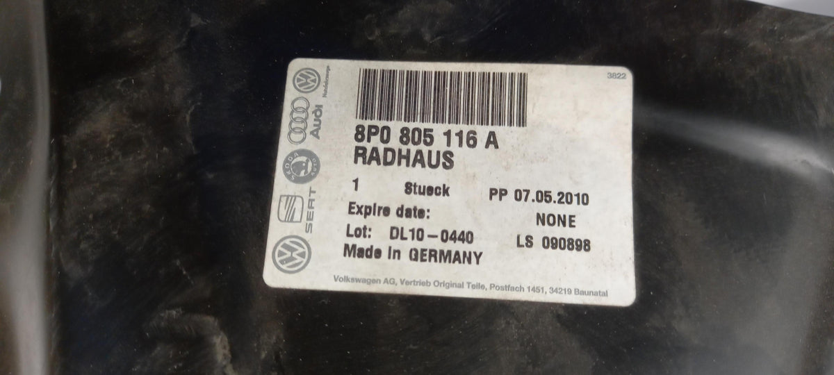 Original AUDI A3 8P Radhaus vorne rechts 8P0805116A