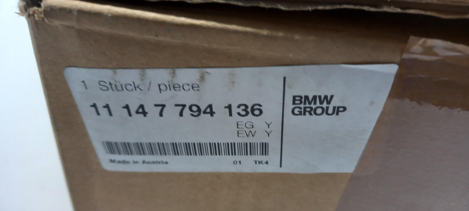 Original OE BMW Steuergehäuse Abdeckung 11147794136