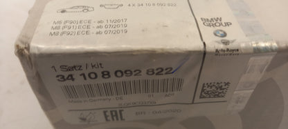 Original OE BMW Bremsbeläge 34108092822