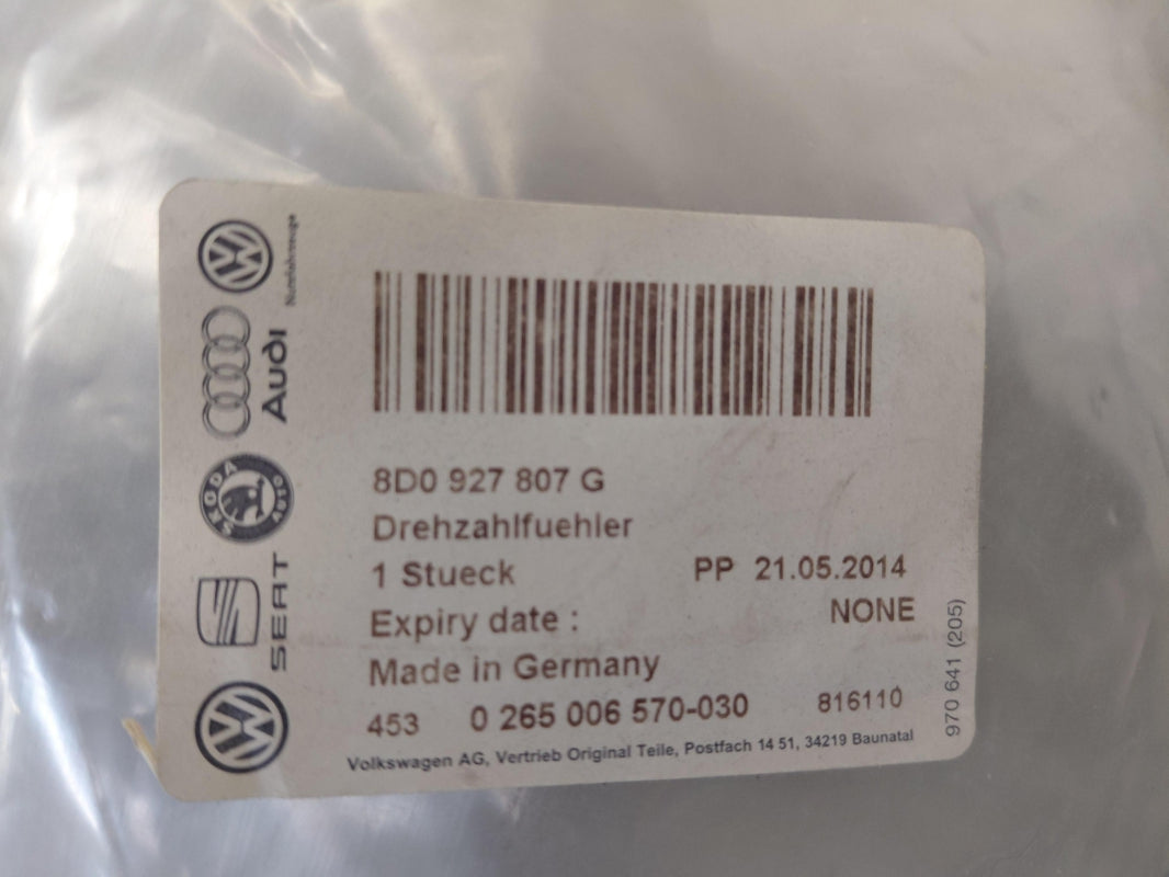 Original AUDI A4 8D Raddrehzahlsensor hinten links 8D0927807G