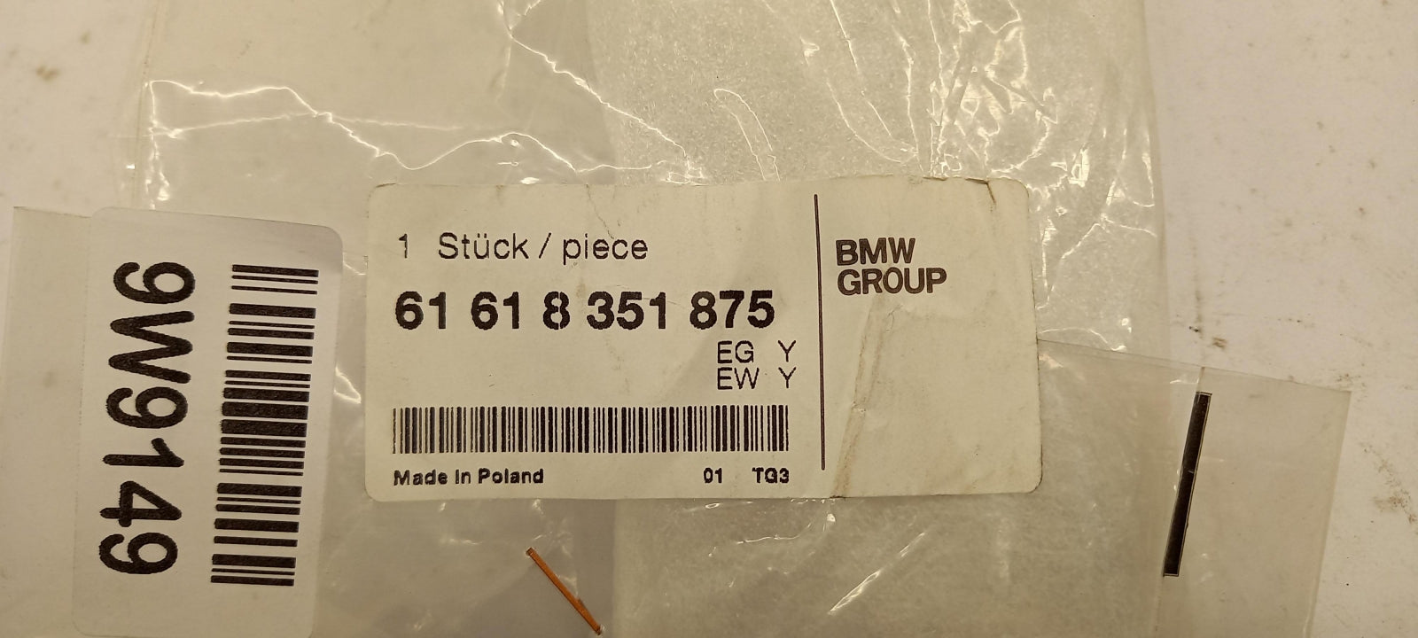 Original OE BMW Wischerarm 61618351875