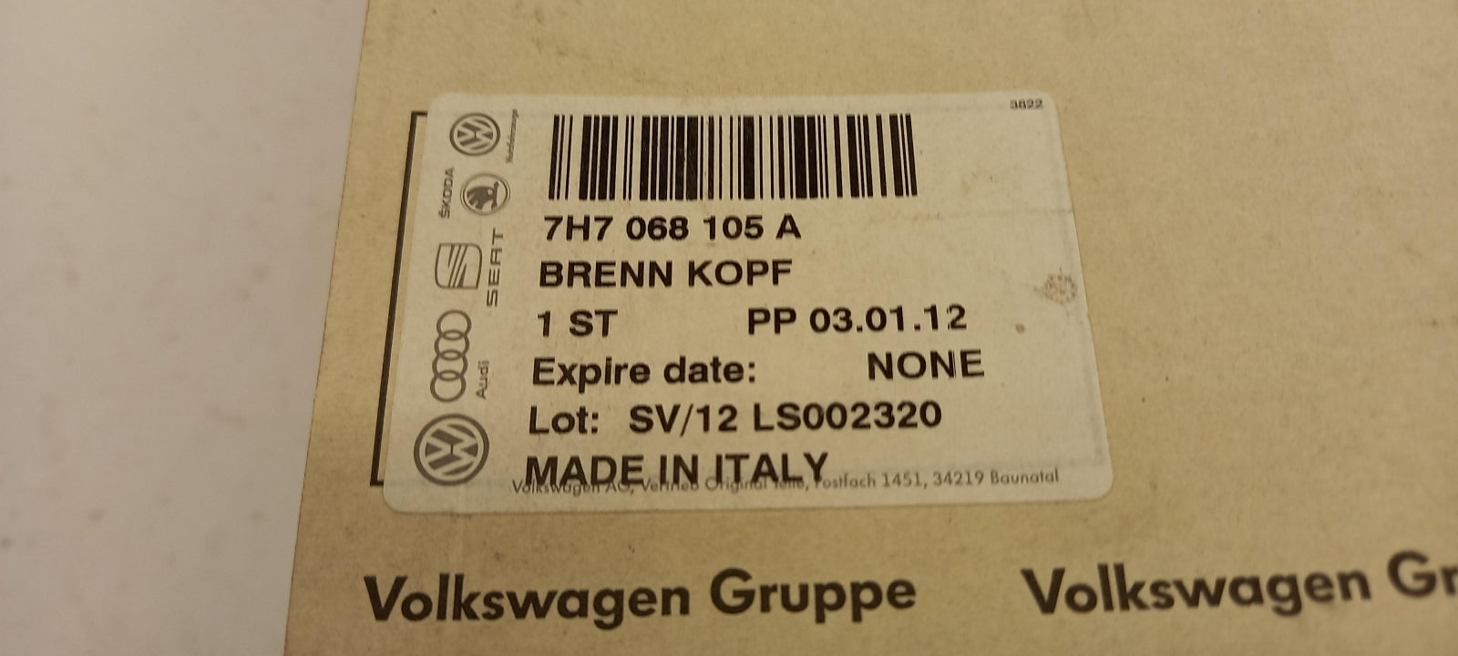 Original OE Volkswagen 7H7068105A